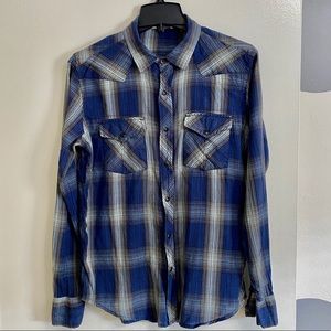 Salt Valley Western XS Plaid Fitter Shirt